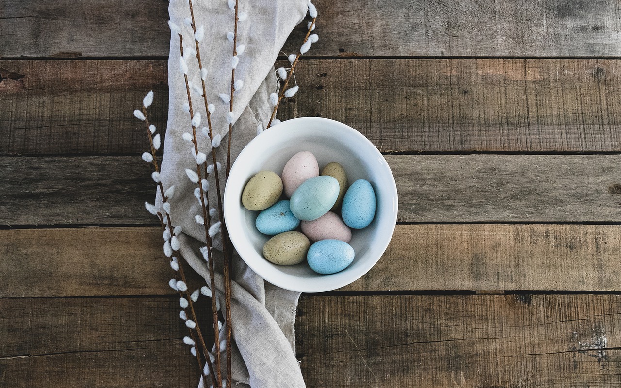 eggs, easter, bowl