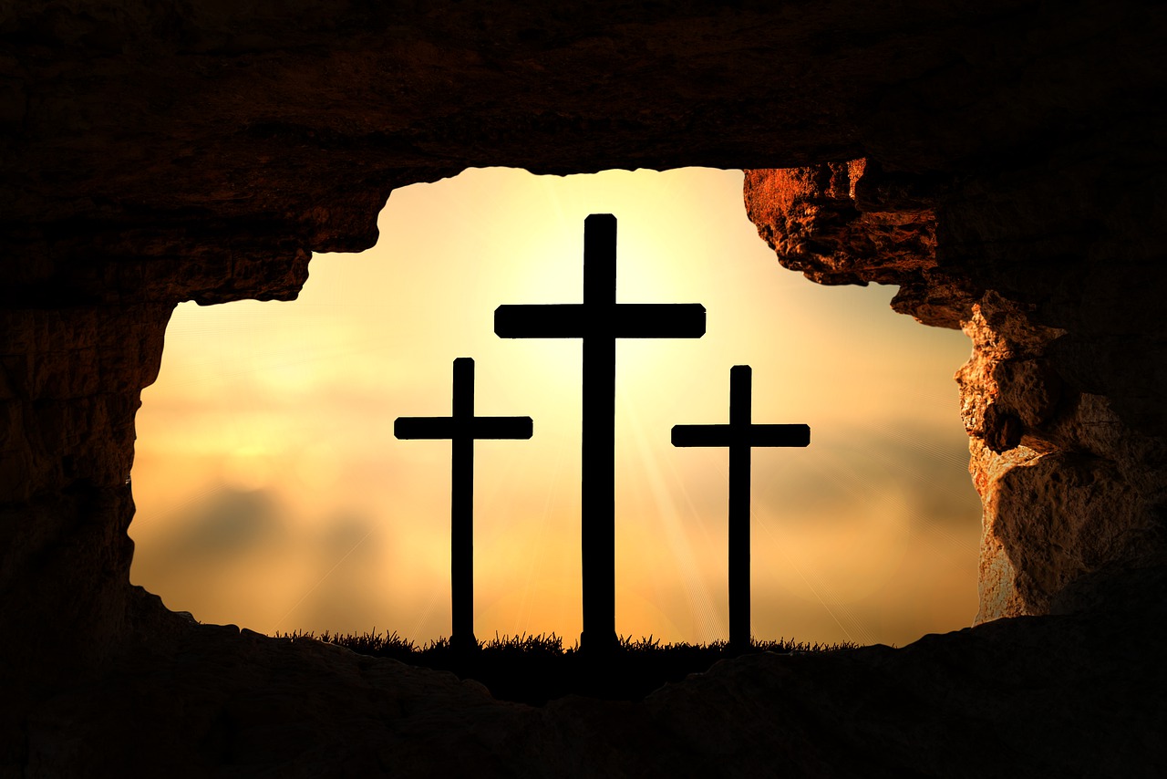 resurrection, cross, crucifixion